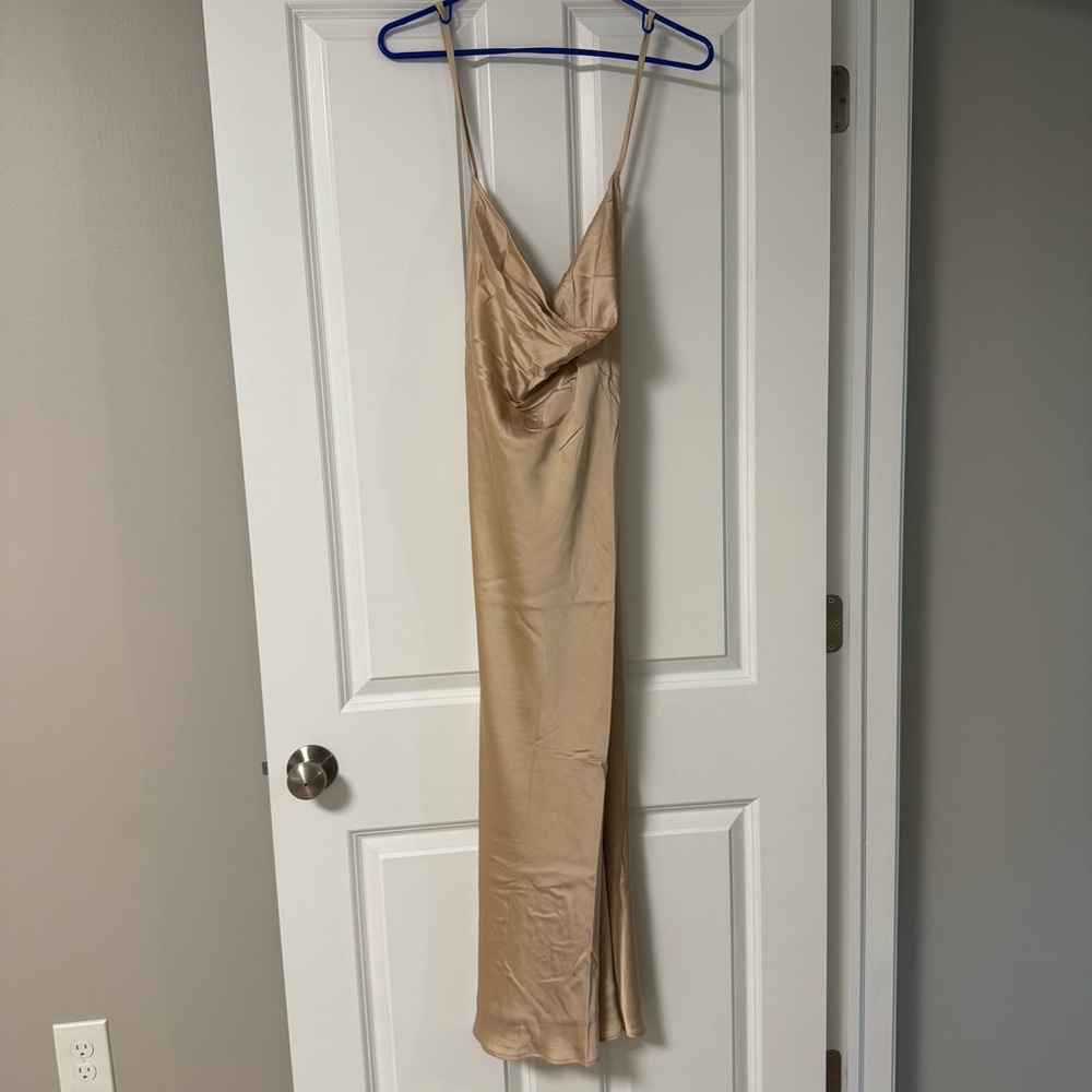 Champagne Bridesmaid Dress
